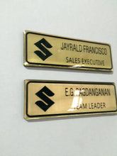 Load image into Gallery viewer, Acrylic nameplate